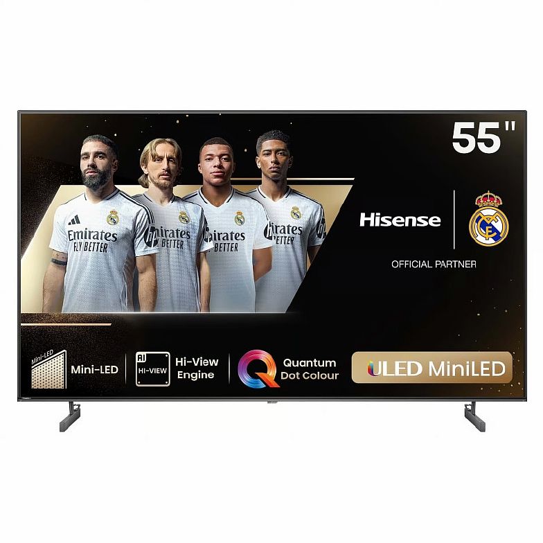 HISENSE TV, 55 4K QLED 144HZ SMART