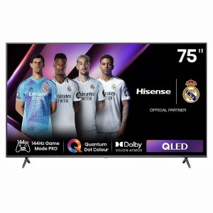 HISENSE TV, 75 4K QLED 144HZ SMART