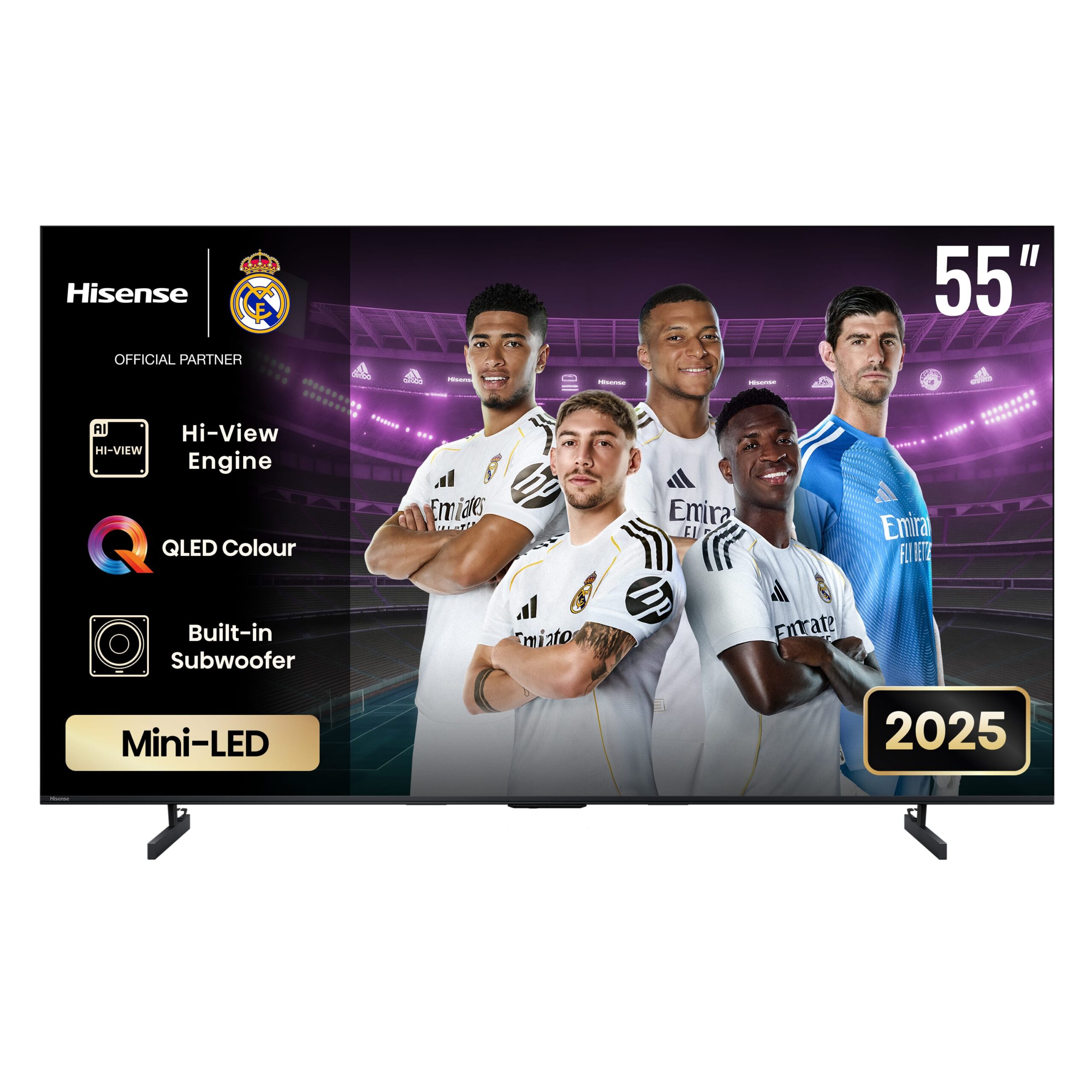 HISENSE TV, 55 QLED SMART 4K
